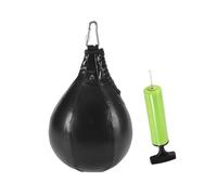 Ujjdwiurgh Professional Sandbags Sac de Frappe Speedbag Training Speed Ball Fitness Boxing Speed Bag Accessory, Noir