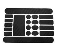 Ujjdwiurgh Protecteur de cadre de fourche avant de vélo - Protection de la chaîne de vélo - Accessoire de vélo de montagne - Noir carbone