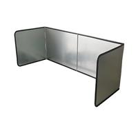 Ujjdwiurgh Protection contre les éclaboussures d'huile de cuisine à trois côtés - Isolation thermique - Pour cuisinière à huile et à gaz