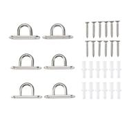 Ujjdwiurgh ProtèGe-Oeil Ovale Crochet en Forme de U Mural au Plafond Tige D'Arrimage GréEment de Remise en Forme BalançOire de Remise en Forme Dispositif de Fixation de Sac de Sable