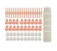 Ujjdwiurgh PT31 65PCS Buse de Découpe Plasma à Air Étendu Consommables D'Électrode pour CUT-40 LGK40 CUT-50 CT-312 CT418