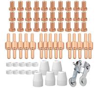 Ujjdwiurgh PT31 Consommables en Coupe Plasmatique avec Guide de Rouleau PT-31 Cut-40 Cut-45 Cut-50D -40 CT-312 Buzzle Electrode