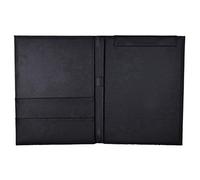 Ujjdwiurgh Pu Cuir A4 Écriture Presse-Papiers Affaires Bloc-Notes Planches de Réunions Conférence Document Organizer Dossiers de Fichiers Papier Reprendre Stockage Aimants Signature Clips