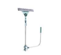 Ujjdwiurgh Pulvérisateurs d'eau pour fenêtre - Brosse de nettoyage en maille - Balai magique - Balai télescopique à long manche - Outil de nettoyage