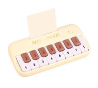 Ujjdwiurgh Puzzle de Piano Électronique pour Clavier, Instrument D'Enseignement Précoce pour Fille ou Garçon, Couleur Beige