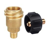 Ujjdwiurgh QCC1 Adaptateur Propane Raccord de Valve de RéGulateur de Gaz 5042 Mâle QCC1 ÉCrou Raccord de Gaz Propane Adaptateur de Tuyau avec éCrou