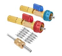 Ujjdwiurgh R134A Valve Core Quick Remover Installer High/Low Pressure Valve Core Remover Tool for Refrigerant Climatiseur