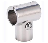 Ujjdwiurgh Raccord de Tube en T à 90°, Diamètre Intérieur 25,4 mm, en Acier Inoxydable, Séparable, pour Main Courante de Bateau. Raccord de Tube en T.