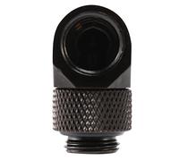 Ujjdwiurgh Raccord de tube rotatif à 90 degrés pour refroidissement par eau Noir 12,9 mm