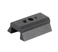 Ujjdwiurgh Rail à queue d'aronde pour télescope - Entretoise de base - Pièces de montage pour télescope - Accessoires - Rail en queue d'aronde, noir