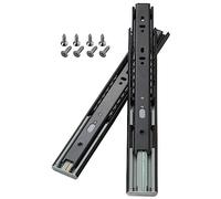 Ujjdwiurgh Rail coulissant épais à 3 sections pour porte d'armoire, sourdine, rail coulissant pour porte d'armoire, rail à 3 sections