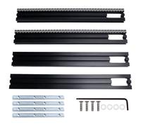 Ujjdwiurgh Rail de Guidage de Gravure de Rainure de Fraiseuse de Machine de Coupe Support Réglable Support de Rail de Guidage Auxiliaire Outils de Travail Du Bois