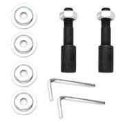 Ujjdwiurgh Rallonge D'Arbre de Broche pour Meuleuse D'Établi avec Kit de Support de Tige Filetée