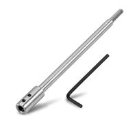Ujjdwiurgh Rallonge de Foret Forstner pour Tige Ronde de 3/8 Pouces, Rallonge de Foret à Bois en Acier à Haute Teneur en 1 Pièce