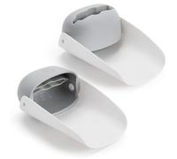 Ujjdwiurgh Rallonges de 2 Pièces, Réglage de la Direction, Lavage des Mains pour Enfants, Sécurité de L'Évier pour Bébés (Gris)