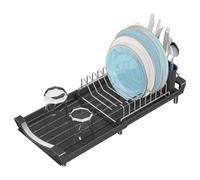 Ujjdwiurgh Range-couverts extensible réglable pour comptoir de cuisine avec buse et système de filtre