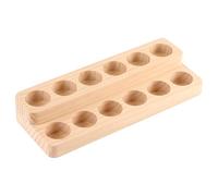 Ujjdwiurgh Rangement D'Huiles Essentielles en Bois Support de Stockage de Bouteilles D'Huiles Essentielles en Bois