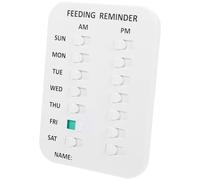 Ujjdwiurgh Rappel d'alimentation pour Chien Rappel pour L'Alimentation des Animaux de Compagnie-2 Rangées