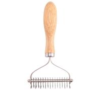 Ujjdwiurgh , Râteau de sous-Poil à 2 CôTéS pour Chiens et, Peigne de DéMêLage SûR et Outil DéMêLage pour Cheveux EmmêLéS/EnchevêTrements