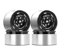 Ujjdwiurgh RC Crawler 4,8 cm Beadlock Roues Moyeu de roue rétro en aluminium pour TRX4 TRX6 SCX10 II III Gen 8 7 D90