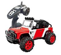 Ujjdwiurgh Rc Voiture Télécommandée,Modèle De Véhicule Télécommandé pour Enfants À L'Échelle 1/22 À Vitesse 4Wd Rouge