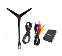 Ujjdwiurgh Récepteur Audio Vidéo FPV 1,2,3 G VRX 9 Canaux pour Drone d'avion RC Longue Portée