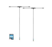 Ujjdwiurgh Récepteur Diversity ELRS ELRS 900 MHz 500 MW Diversity RX avec Double Antenne 220 mm pour FPV B