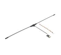 Ujjdwiurgh Récepteur ELRS pour Nano RX FPV Longue Distance 370-420MHz avec Antenne en Forme de T Améliorant la Stabilité du Signal