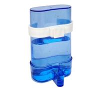 Ujjdwiurgh Récipient de rangement pour canari, cacatoès et perruche, pour oiseaux, mangeoire à suspendre, bleu, 1 pièce