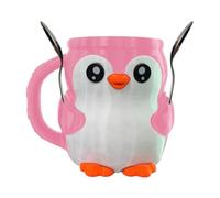 Ujjdwiurgh Récipients à crème glacée réutilisables, conteneurs de pinte de crème glacée, support de pinte de glace pingouin mignon