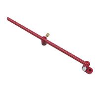 Ujjdwiurgh Règle de Cercle de Dessin Réglable, Boussole en Aluminium, Localisateur de Centre de Traçage, Jauge de Ligne de Cercle à Point Fixe pour le Travail Du Bois, Métrique