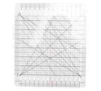 Ujjdwiurgh RèGle de Couture RèGle de Coupe de Tissu Fournitures de Courtepointe Outils Fournitures de Couture Coupeur de Tissu Modèle de Patchwork DIY 6 Pouces