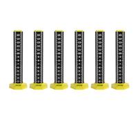 Ujjdwiurgh Règle de Hauteur de Carrelage de Plafond et de Sol 6 Pièces, Outils D'Installation de Plafond Suspendu, Plaque de Carte de Cible à Base Magnétique