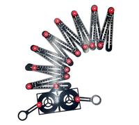 Ujjdwiurgh Règle de Mesure Multi-Angle 16 Plis avec Localisateur D'Ouverture Localisateur D'Ouverture de Carreaux de Céramique