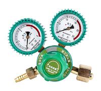 Ujjdwiurgh RéGulateurs de Bouteille de Gaz D'OxygèNe O2 RéDucteur de Pression Inhalateur AcéTylèNe RéGulateur à Double Jauge RéGulateur de RéServoir D'OxygèNe