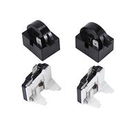 Ujjdwiurgh Relais de DéMarrage PTC 1 Broche QP2-4.7, Relais de DéMarrage de RéFrigéRateur 1 Broche et Protecteur de Surcharge de RéFrigéRateur 6750C-0005P