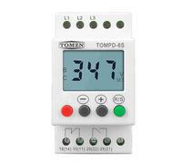 Ujjdwiurgh Relais de Protection de SéQuence de Surveillance de Tension de Protection Contre les Surtensions RéGlable sur Rail DIN Triphasé