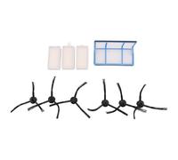 Ujjdwiurgh Remplacement pour Aspirateur Robot V3 V3S V5 V5S V5S Pro, 1X Filtre Primaire + 3X Filtres + 6X Brosses LatéRales