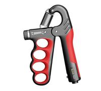 Ujjdwiurgh Renforcement de Poignée Réglable + Contre-Poignet, Bras, Exercice de Main pour le Renforcement Musculaire, Rouge, 1 Pièce