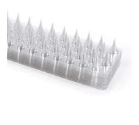 Ujjdwiurgh Répulsif à Pics en Plastique pour et Oiseaux, Anti-Pigeons, Anti-Oiseaux, Écureuils, Clôtures de Jardin, Contrôle des Pics Transparents