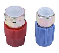 Ujjdwiurgh Retrofit Adaptateur de conversion 7/16 vers 3/8 R12 vers R134a Haut/Bas AC