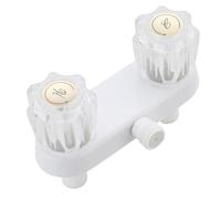 Ujjdwiurgh Robinet de douche pour salle de bain - Double bouton - Accessoires de douche pour camping-car - Extérieur et intérieur
