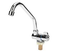 Ujjdwiurgh Robinet pliable pour camping-car - Poignée unique rotative - Robinet de cuisine en cuivre pour eau froide