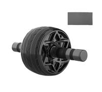 Ujjdwiurgh Roue à Roulettes D'Entraînement à Rouleaux pour Abdominaux avec Équipement D'Exercice Abdominal pour les Muscles de Base de L'Entraînement de Gymnastique à Domicile, B Installation Facile