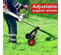 Ujjdwiurgh Roue de tondeuse à gazon, roue auxiliaire pour tondeuse à gazon, désherbeur, débroussailleuse, jardin