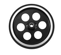 Ujjdwiurgh Roue d'encodeur industriel en caoutchouc aluminium 360 mm x 10 mm x 15 mm pour encodeur industriel