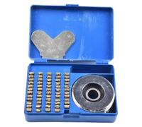 Ujjdwiurgh Roue d'impression de lettres, personnages, caractères, lettres et chiffres, roue d'impression alphanumérique