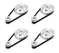 Ujjdwiurgh Roue synchrone Modèle de courroie de distribution mécanique 20 et 60 dents 5 mm Alésage Poulie de distribution en aluminium