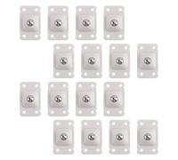 Ujjdwiurgh Roues Auto-AdhéSives 16 PièCes pour BoîTes de Rangement Roulettes à Billes en Acier Inoxydable à Rotation à 360 DegréS 4,5 X 2,8 Cm (Blanc)