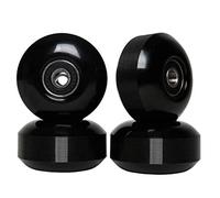 Ujjdwiurgh Roues de Planche à roulettes avec Roulements 52X30Mm Street PU Roues Pièces de Planche à roulettes Cruiser Roues de Planche Longue (Ensemble de 4) Noir